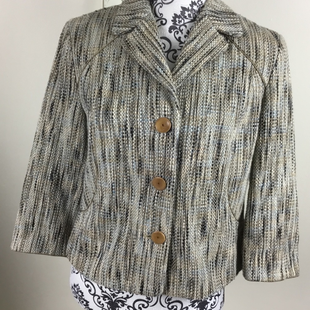 Sigrid olsen multicolor career blazer jacket 8P
